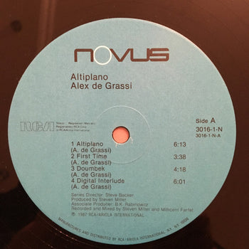 Altiplano - Grassi, Alex De