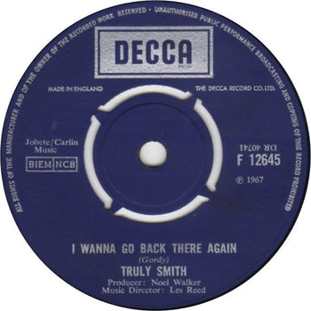 I Wanna Go Back There Again / Window Cleaner - Smith, Truly