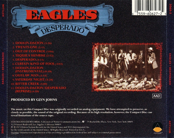 Desperado - Eagles, The