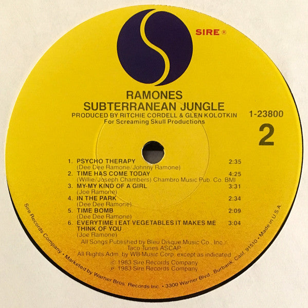 Subterranean Jungle - Ramones