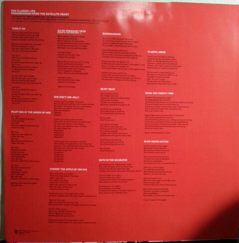 Transmissions From The Satellite Heart - Flaming Lips.The