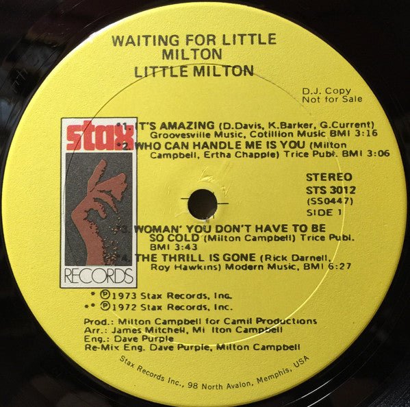 Waiting For Little Milton - Little Milton