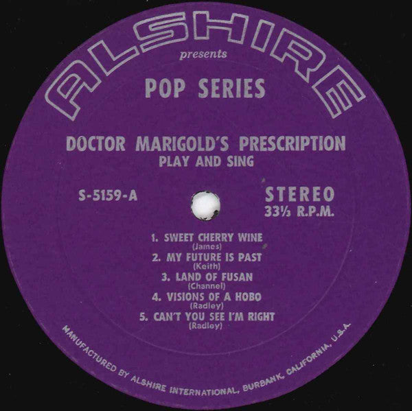 Play And Sing - Dr. Marigold's Prescription