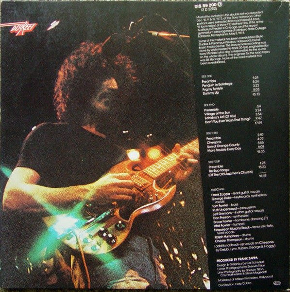 Roxy & Elsewhere - Frank Zappa