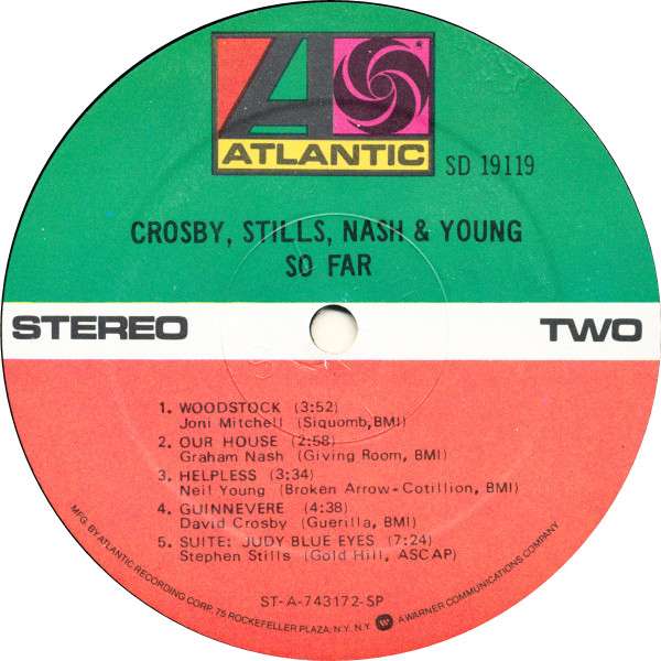 So Far - Crosby, Stills, Nash And Young