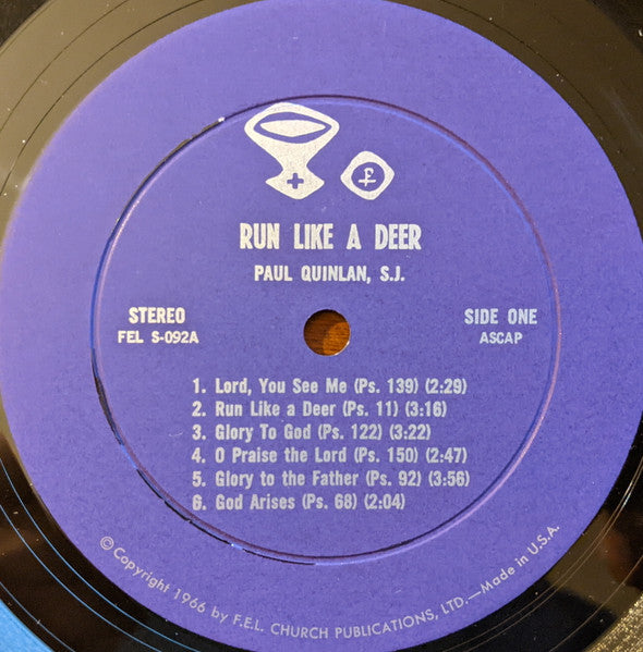 Run Like A Deer - Quinlan, Paul