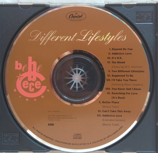 Different Lifestyles - Winans, Bebe & Cece