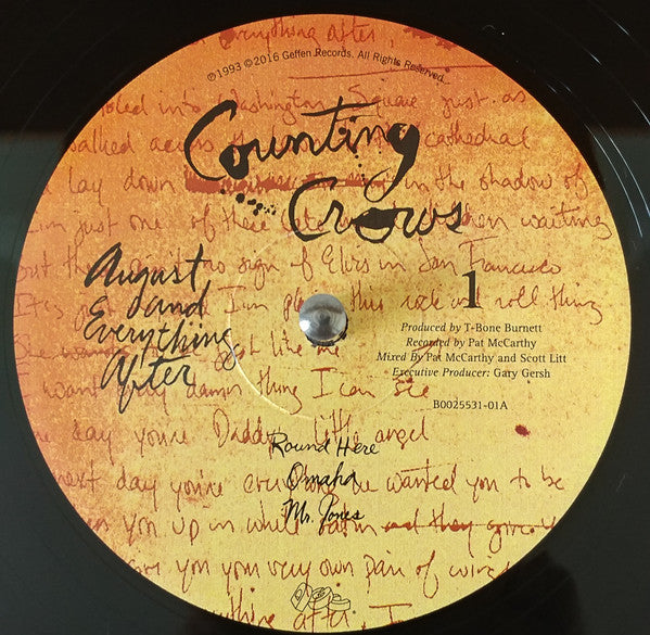 August And Everything After - Counting Crows