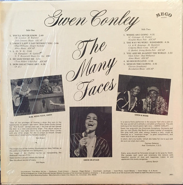 The Many Faces - Conley, Gwen
