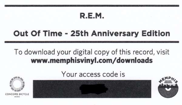 Out Of Time: 25th Anniversary Edition [LP] - R.E.M.