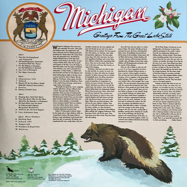 Greetings From Michigan: The Great Lake State - Stevens, Sufjan