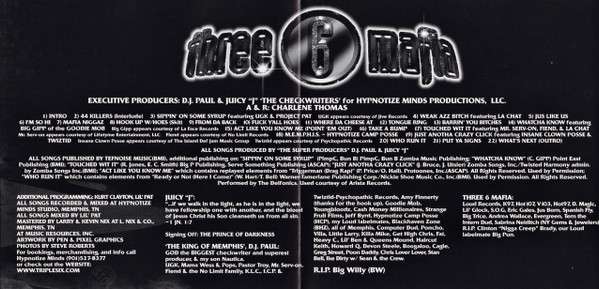 When The Smoke Clears - Three Six Mafia