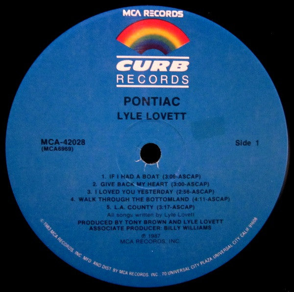 Pontiac - Lovett, Lyle