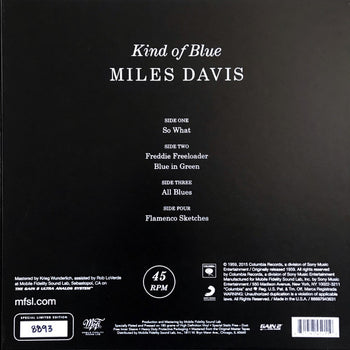Kind Of Blue [Limited Edition] [180 Gram] - Davis Miles