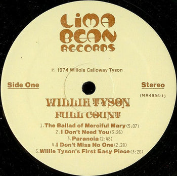 Full Count  - Tyson, Willie