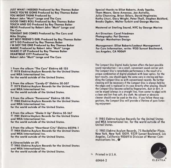 The Cars Greatest Hits - Cars, The