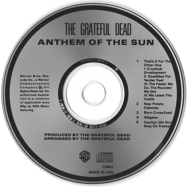 Anthem Of The Sun - Grateful Dead, The