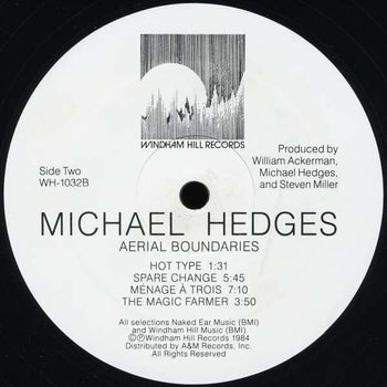 Aerial Boundaries - Hedges, Michael