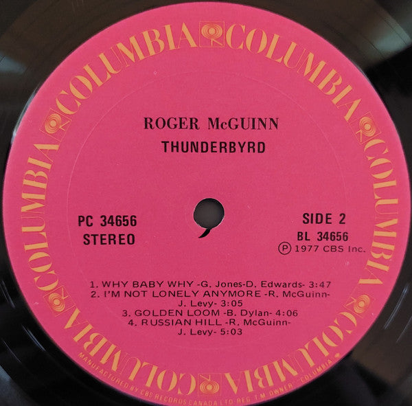 Thunderbyrd - McGuinn, Roger