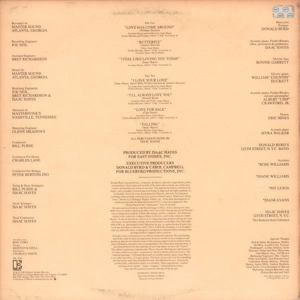Love Byrd - Donald Byrd & 125th Street, N.Y.C.