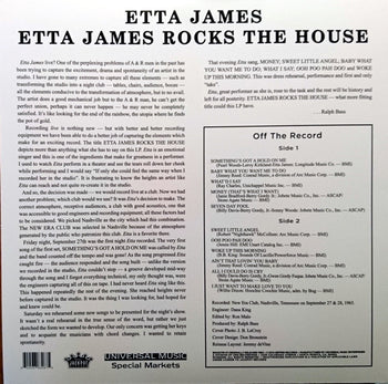 Rocks The House - James, Etta