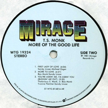 More Of The Good Life - Monk, T.S.
