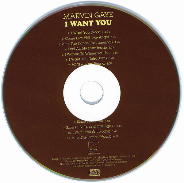 I Want You - Gaye, Marvin