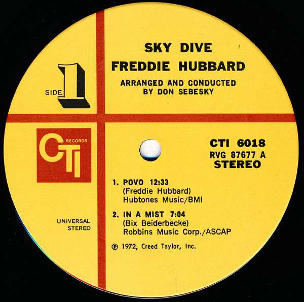 Sky Dive - Hubbard, Freddie