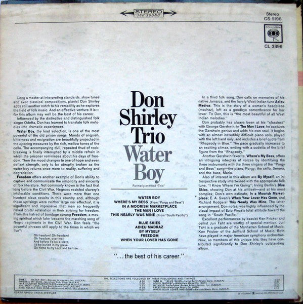 Water Boy - Shirley, Don