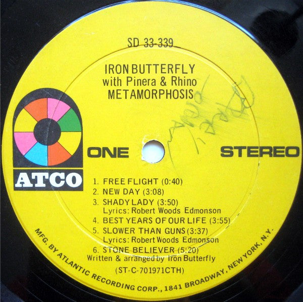 Metamorphosis - Iron Butterfly