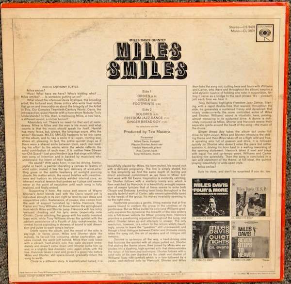 Miles Smiles - Davis, Miles
