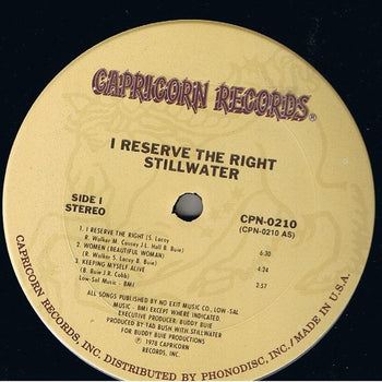 I Reserve The Right - Stillwater
