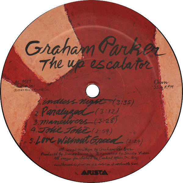 The Up Escalator - Parker, Graham