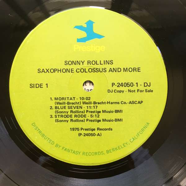 Saxophone Colossus And More - Rollins, Sonny