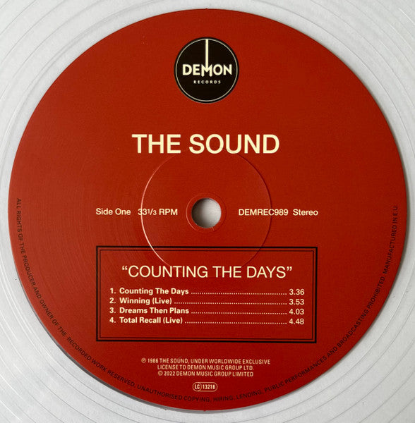 Counting The Days - Sound, The