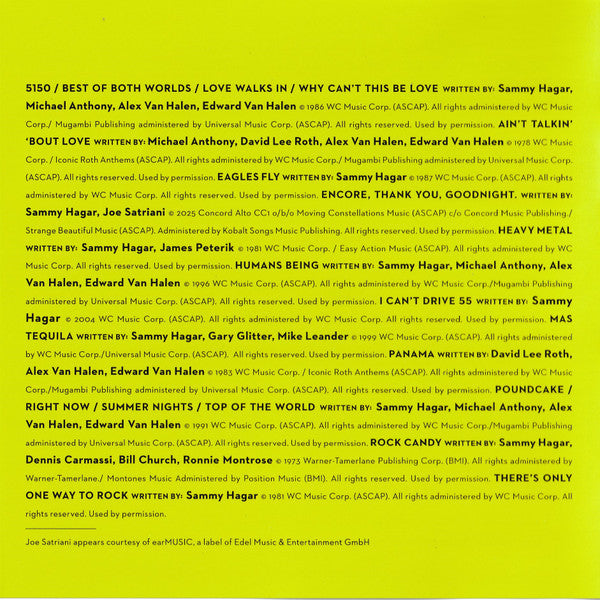 Sammy Hagar & The Best Of All Worlds Band - The Re - Hagar, Sammy