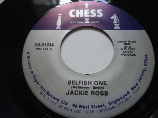 Selfish One / Dirty Man - Ross, Jackie