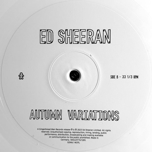 Autumn Variations - Sheeran, Ed