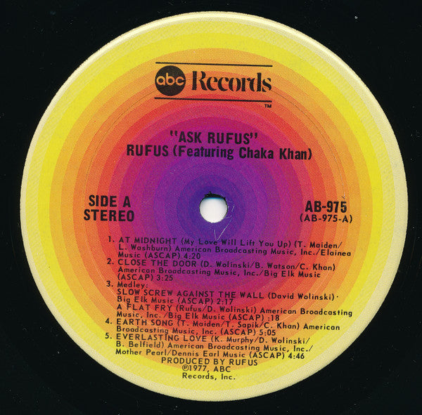 Ask Rufus - Rufus & Chaka Khan