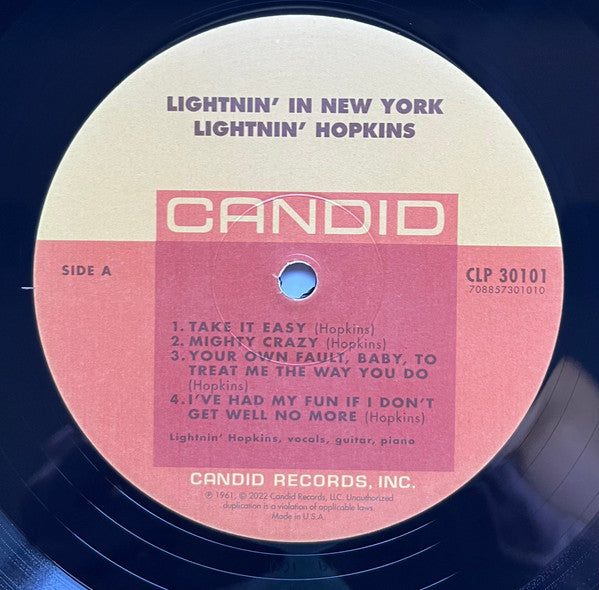 Lightnin' In New York - Lightnin' Hopkins