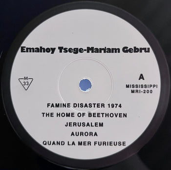 Jerusalem - Gebru, Emahoy Tsege Mariam