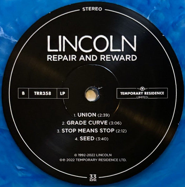 Repair And Reward - Lincoln