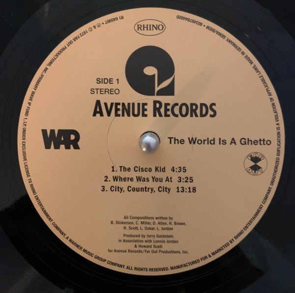 The World Is A Ghetto - War