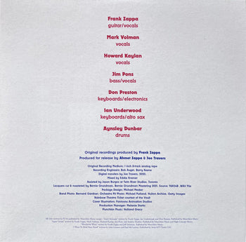 Live At The Rainbow Theatre - Zappa, Frank & The Mothers