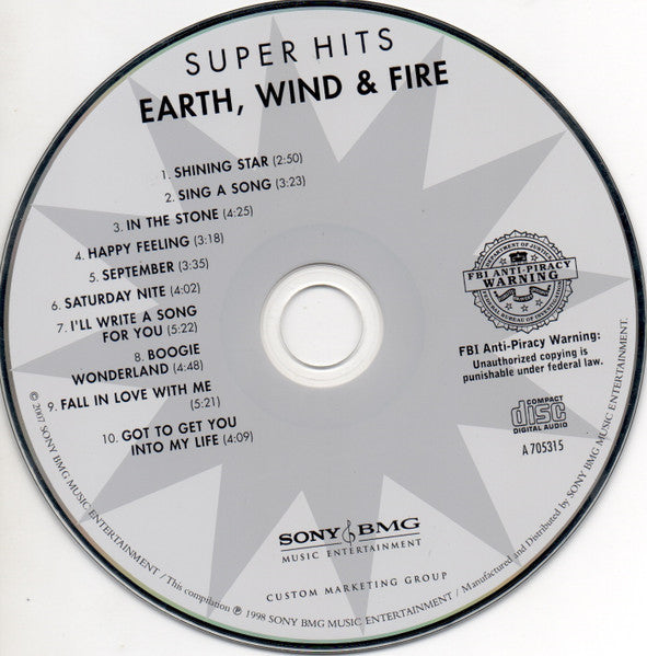 Super Hits - Earth, Wind & Fire