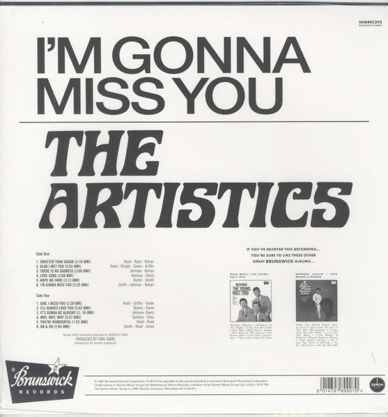 I'm Gonna Miss You - Artistics