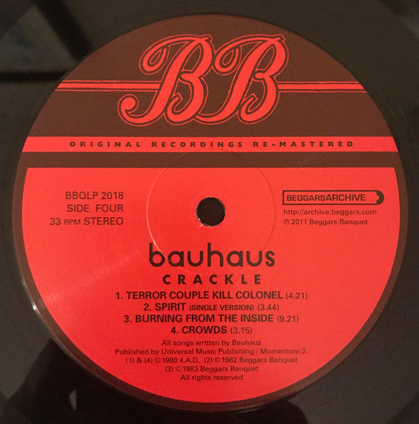 Crackle: Best Of Bauhaus - Bauhaus