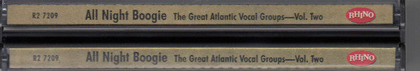 All Night Boogie The Great Atlantic Vocal Groups - - Various