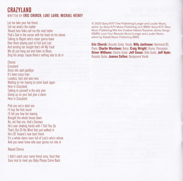 Heart - Church, Eric