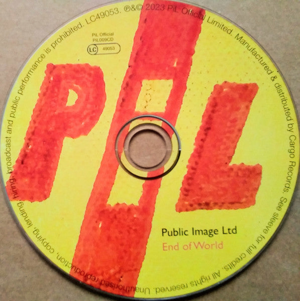 End Of World - Public Image Ltd